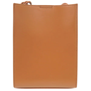 新品同様 ジルサンダー タングルスモールショルダーバッグ J07WG0001 カーフレザー TAN ブラウン 1744【中古】JIL SANDER