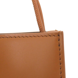 新品同様 ジルサンダー タングルスモールショルダーバッグ J07WG0001 カーフレザー TAN ブラウン 1744【中古】JIL SANDER