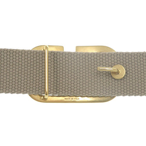 未使用 ヴァレンティノ ガラヴァーニ Vロゴ ベルト TY0T0R45TIB キャンバス ベージュ 1802【中古】Valentino Garavani