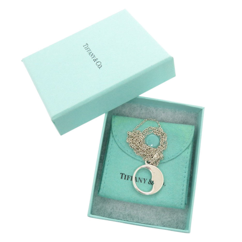 美品 ティファニー マンインザムーン ダブルチェーン シルバー925 ネックレス 1812【中古】TIFFANY&Co.