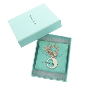 美品 ティファニー マンインザムーン ダブルチェーン シルバー925 ネックレス 1812【中古】TIFFANY&Co.