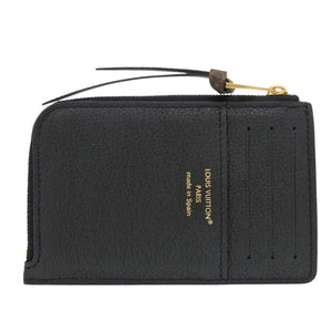 未使用 ルイ ヴィトン ポルトカルト ロウキー M14550 レザー ブラック カードケース コインケース 黒 LV 1823【中古】LOUIS VUITTON
