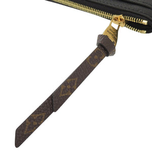 未使用 ルイ ヴィトン ポルトカルト ロウキー M14550 レザー ブラック カードケース コインケース 黒 LV 1823【中古】LOUIS VUITTON