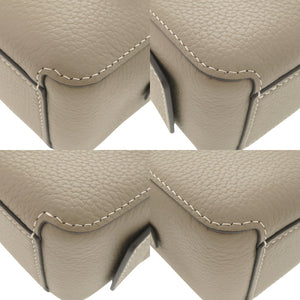 新品同様 デルボー クールボックス ナノ レザー Tourterelle I - Ivory 2WAY ハンドバッグ ショルダーバッグ 1837【中古】DELVAUX