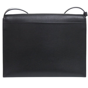 新品同様 デルボー レオンス AA0634BOB099ZDG レザー ブラック ハンドバッグ 黒 1838【中古】DELVAUX
