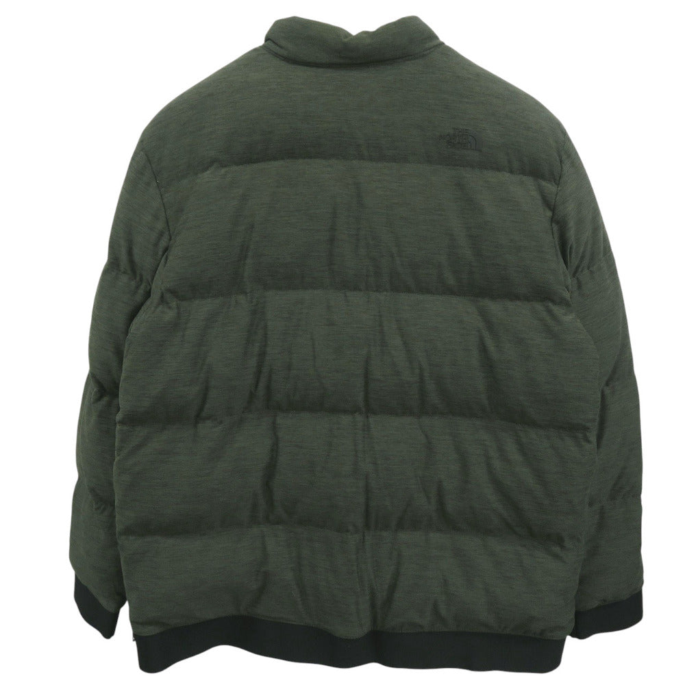 美品 ザ ノースフェイス L EROS DWN POJKT-RTO NF0A37LS7D0 ダウンジャケット ナイロン シェルポリエステル グリーンヘザー 1860【中古】THE NORTH FACE