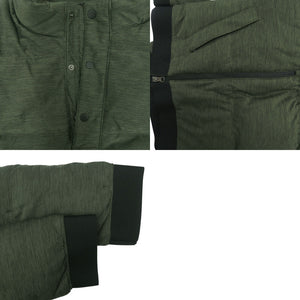 美品 ザ ノースフェイス L EROS DWN POJKT-RTO NF0A37LS7D0 ダウンジャケット ナイロン シェルポリエステル グリーンヘザー 1860【中古】THE NORTH FACE