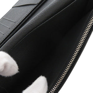 美品 ルイ ヴィトン ポルトフォイユ プラザ M30501 タイガレザー ノワール 長財布 黒 LV 1879【中古】LOUIS VUITTON メンズ