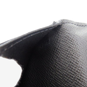 美品 ルイ ヴィトン ポルトフォイユ プラザ M30501 タイガレザー ノワール 長財布 黒 LV 1879【中古】LOUIS VUITTON メンズ