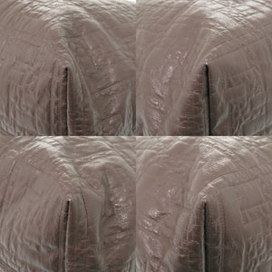フェンディ 8BH185 PVCコーティングキャンバス ブラウン トートバッグ 茶 1880【中古】FENDI