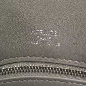 美品 エルメス シャドーバーキン25 ヴォースイフト エタン シルバー金具 B刻印(2023年製) ハンドバッグ 1882【中古】HERMES バーキン25 バーキンシャドウ25