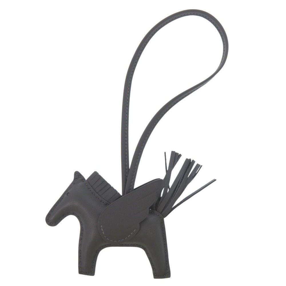 未使用品 エルメス ロデオPM ペガサス チャーム キーホルダー ラムスキン アルドワーズ W刻印 1902【中古】HERMES