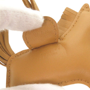 未使用品 エルメス ロデオPM タッチ ヒマラヤ セサミ アニョーミロ ニロティカスマット W刻印(2024年製) バッグチャーム キーホルダー 1904【中古】HERMES