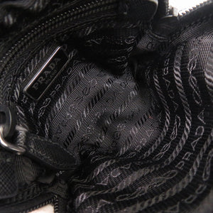 未使用 プラダ マイクロ Re-Nylon ポーチ ナイロン ブラック 黒 1906【中古】PRADA