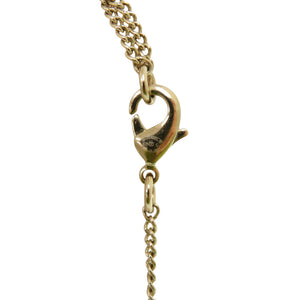 新品同様 シャネル ココマークキューブ CCロゴ ABE819 ネックレス ラインストーン GP クリスタル B25C ブラック ゴールド 1908【中古】CHANEL