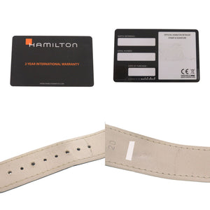 新品同様 ハミルトン ジャズマスター H32451641 SS レザー ネイビー クオーツ 腕時計 1920【中古】HAMILTON