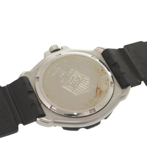 タグホイヤー フォーミュラ1 WA1217 SS ラバー ブラック ピンク 黒文字盤 クオーツ 腕時計 1922【中古】TAG HEUER