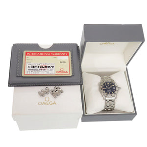 美品 オメガ シーマスター プロフェッショナル 300m クロノメーター 2552.80 SS ネイビー 自動巻き 腕時計 1923【中古】OMEGA