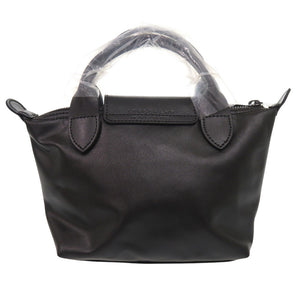 未使用 ロンシャン ル プリアージュ エクストラ XS 2WAY ショルダー Le Pliage Xtra レザー ブラック ハンドバッグ 1946【中古】Longchamp