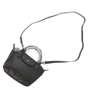 未使用 ロンシャン ル プリアージュ エクストラ XS 2WAY ショルダー Le Pliage Xtra レザー ブラック ハンドバッグ 1946【中古】Longchamp