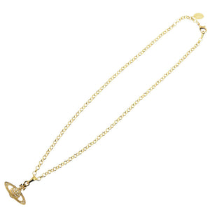 新品同様 ヴィヴィアンウエストウッド オーブ ラインストーン/メタル ゴールド ネックレス 1960【中古】Vivienne Westwood