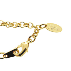 新品同様 ヴィヴィアンウエストウッド オーブ ラインストーン/メタル ゴールド ネックレス 1960【中古】Vivienne Westwood