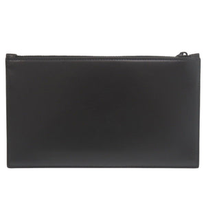 未使用 サンローランパリ POUCH TINY レザー ブラック ポーチ クラッチバッグ 黒 1968【中古】SAINT LAURENT PARIS