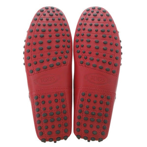 未使用品 トッズFerrari フェラーリ ドライビングシューズ ローファー モカシン ゴンミーニ XRM0EO0CT90BR0R007 レザーシューズ レザー レッド 1970【中古】TOD’S