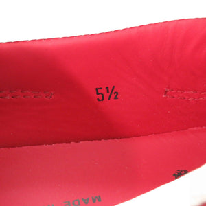 新品同様 トッズ for Ferrari フェラーリ ドライビングシューズ ゴンミーニ CITY GOMMINO TOP SIDER BARCA XRMOLROL2708AG 159K レザー レッド 赤 レザーシューズ 1972【中古】TOD’S