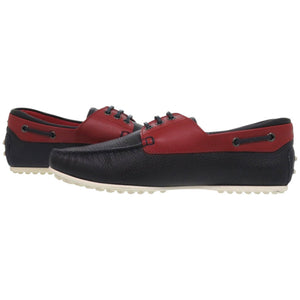 未使用品 トッズ for Ferrari フェラーリ ドライビングシューズ ゴンミーニ CITY GOMMINO TOP SIDER BARCA 8AG BLU ROSSO ARANC XRMOLROL2708AG 3046 レザー レッド 赤 レザーシューズ 1974【中古】TOD’S