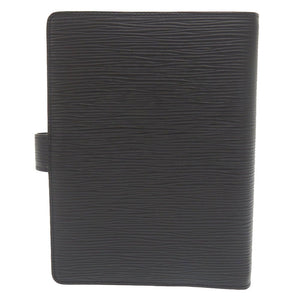 ベタ無し 新品同様 ルイ ヴィトン アジェンダMM エピ R20042 ノワール 手帳カバー 黒 LV 1983【中古】LOUIS VUITTON