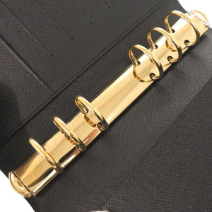 ベタ無し 新品同様 ルイ ヴィトン アジェンダMM エピ R20042 ノワール 手帳カバー 黒 LV 1983【中古】LOUIS VUITTON