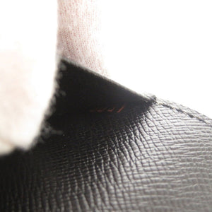 ベタ無し 新品同様 ルイ ヴィトン アジェンダMM エピ R20042 ノワール 手帳カバー 黒 LV 1983【中古】LOUIS VUITTON