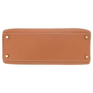 美品 エルメス ケリー32 内縫い フィヨルド エトリュクス 新金具 ゴールド金具 □H刻印(2004年製) ハンドバッグ 2005【中古】HERMES