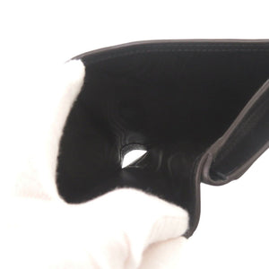新品同様 フルラ CAMELIA S COMPACT WALLET カメリア レザー ブラック 二つ折り財布 黒 2029【中古】Furla