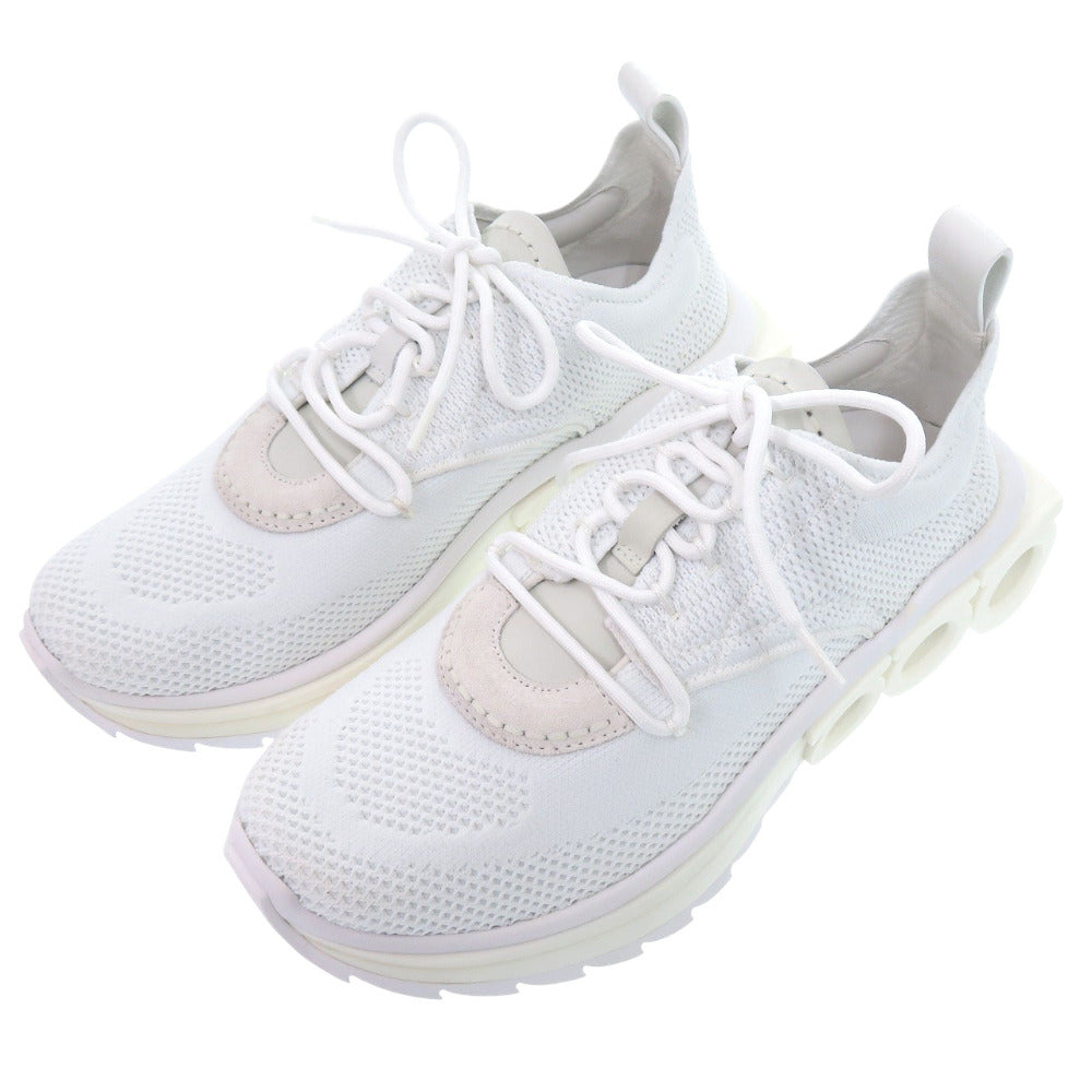 新品同様 サルヴァトーレフェラガモ 'Nima' sneakers 0760648 スニーカー ゴム カーフ 紡織繊維 ホワイト 2041【中古】Salvatore Ferragamo
