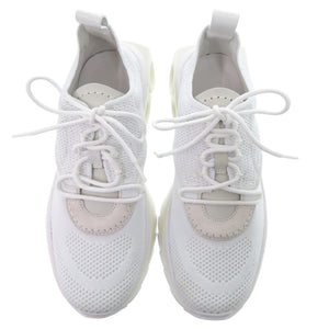 新品同様 サルヴァトーレフェラガモ 'Nima' sneakers 0760648 スニーカー ゴム カーフ 紡織繊維 ホワイト 2041【中古】Salvatore Ferragamo
