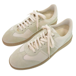 新品同様 サルヴァトーレフェラガモ ACHILLE MASCARPONE 0762260 レザー スウェード アイボリー スニーカー 2042【中古】Salvatore Ferragamo