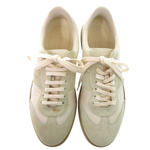 新品同様 サルヴァトーレフェラガモ ACHILLE MASCARPONE 0762260 レザー スウェード アイボリー スニーカー 2042【中古】Salvatore Ferragamo