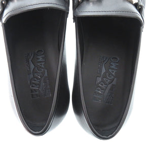 美品 サルヴァトーレフェラガモ CHRIS 0686084 靴その他 カーフ NERO ブラック ローファー 2045【中古】Salvatore Ferragamo