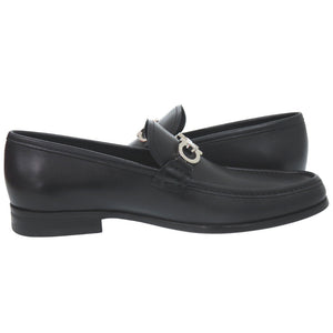 美品 サルヴァトーレフェラガモ CHRIS 0686084 靴その他 カーフ NERO ブラック ローファー 2045【中古】Salvatore Ferragamo