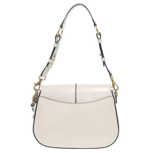 未使用 トッズ Tタイムレス XBWTSGI0100KETB013 レザー ホワイト 2way ショルダーバッグ 白 2046【中古】TOD’S