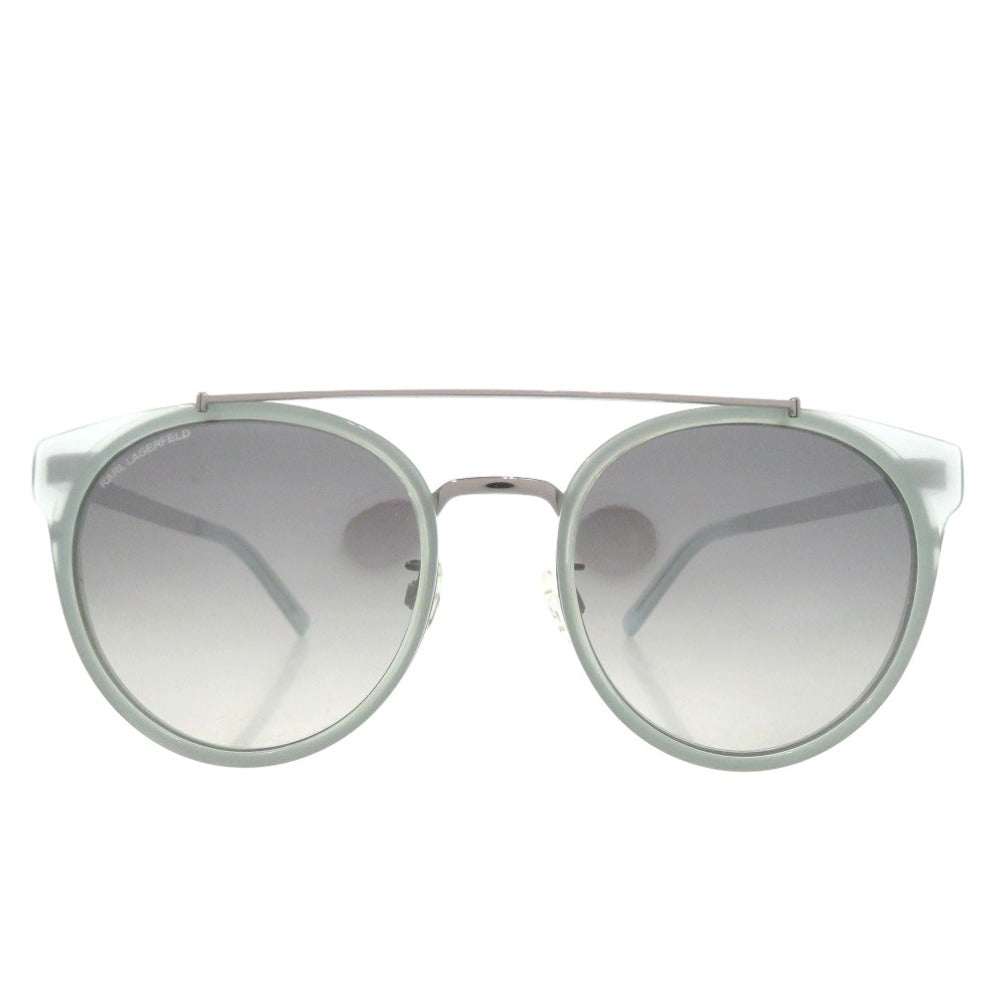 未使用品 カール ラガーフェルド ツーブリッジ KL944SK サングラス ユニセックス アセテート メタル ブルー 2050【中古】KARL LAGERFELD
