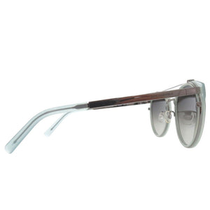 未使用品 カール ラガーフェルド ツーブリッジ KL944SK サングラス ユニセックス アセテート メタル ブルー 2050【中古】KARL LAGERFELD