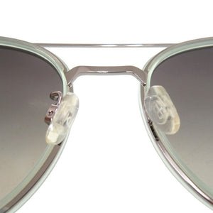 未使用品 カール ラガーフェルド ツーブリッジ KL944SK サングラス ユニセックス アセテート メタル ブルー 2050【中古】KARL LAGERFELD