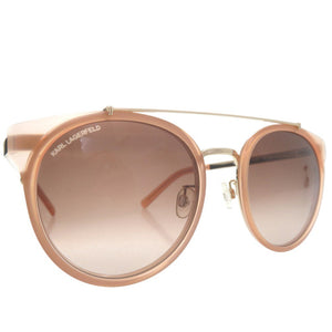 未使用品 カール ラガーフェルド ツーブリッジ KL944SK サングラス ユニセックス アセテート メタル ピンク 2052【中古】KARL LAGERFELD