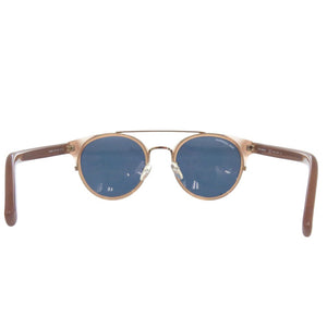 未使用品 カール ラガーフェルド ツーブリッジ サングラス KL945SK アセテート メタル ピンクベージュ 2053【中古】KARL LAGERFELD