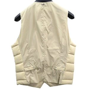 未使用 ヘルノ LEGEND WAISTCOAT PI002ULE 12456Z 1985 ナイロン ダウン フェザー シャンティベージュ ダウンベスト ジレ 2058【中古】Herno