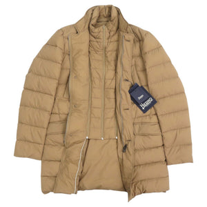 未使用 ヘルノ IL CAPPOTTO HERNO LEGEND PI007ULE サイズ52 ナイロン/ダウン キャメル ダウンジャケット ダウンコート 2063【中古】Herno メンズ