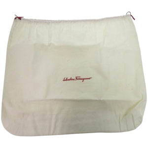 美品 サルヴァトーレフェラガモ ヴァラリボン AU 21 2530 レザー ブラック ゴールド金具 黒 トートバッグ 1237【中古】Salvatore Ferragamo